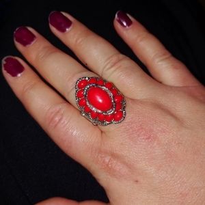 Stretchy Back Statement Ring